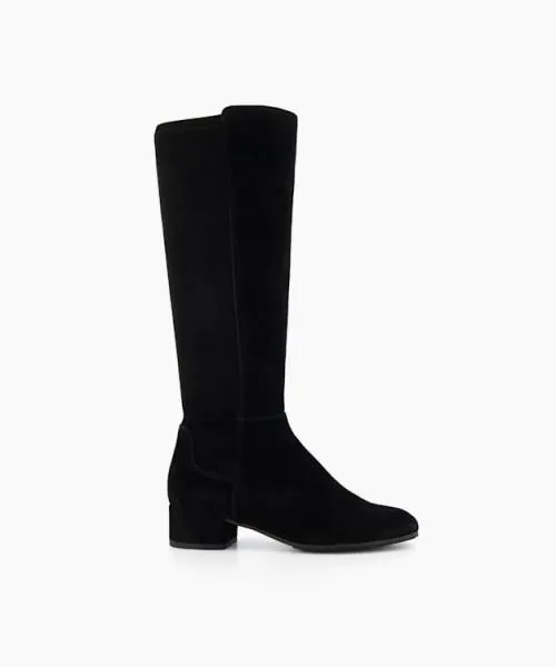 Women Knee High Boots Dune London Tayla 8211 Black Black