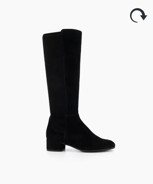 Women Knee High Boots Dune London Tayla 8211 Black Black Women Knee High Boots Dune London Tayla 8211 Black Black