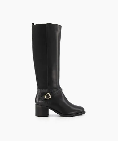 Women Knee High Boots Dune London Tildings 8211 Black Black