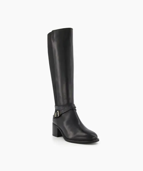 Women Knee High Boots Dune London Tildings 8211 Black Black Women Knee High Boots Dune London Tildings 8211 Black Black