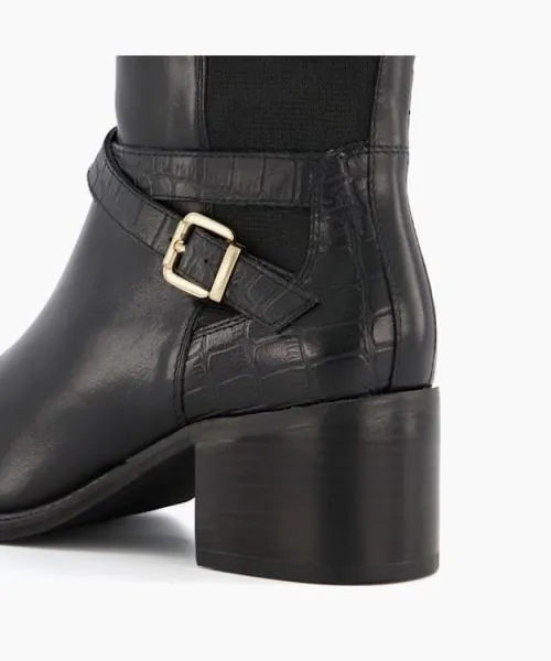 Women Knee High Boots Dune London Tildings 8211 Black Black Women Knee High Boots Dune London Tildings 8211 Black Black