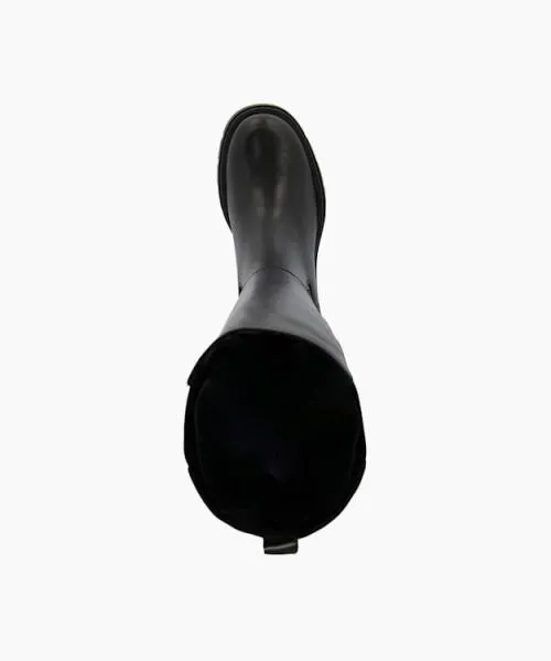 Women Knee High Boots Dune London Time 8211 Black Black Women Knee High Boots Dune London Time 8211 Black Black