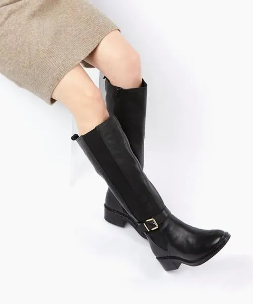Women Knee High Boots Dune London Torent 8211 Black Black Women Knee High Boots Dune London Torent 8211 Black Black