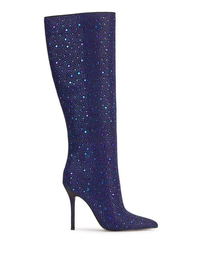 Women Laurel Knee High Boot In Midnight Blue Jessica Simpson Boots and Booties
