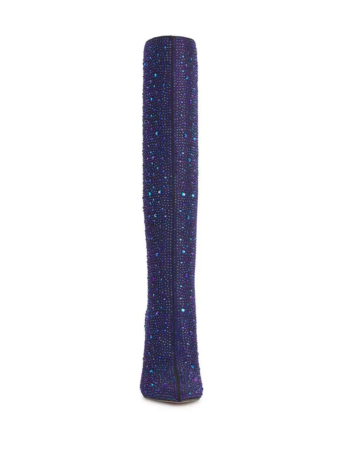Women Laurel Knee High Boot In Midnight Blue Jessica Simpson Boots and Booties