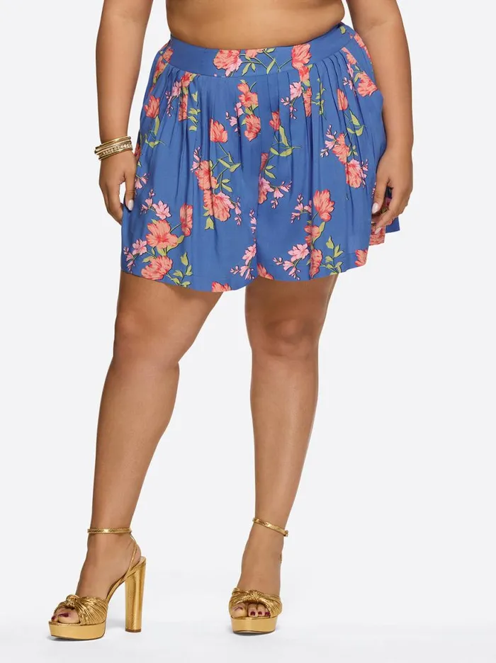 Women Leilani Short In Happy Floret Jessica Simpson Bottoms
