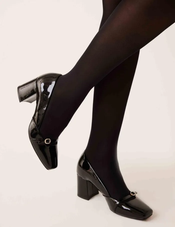 Women Lexington Tailored Pump Black Patent Anne Klein Heels