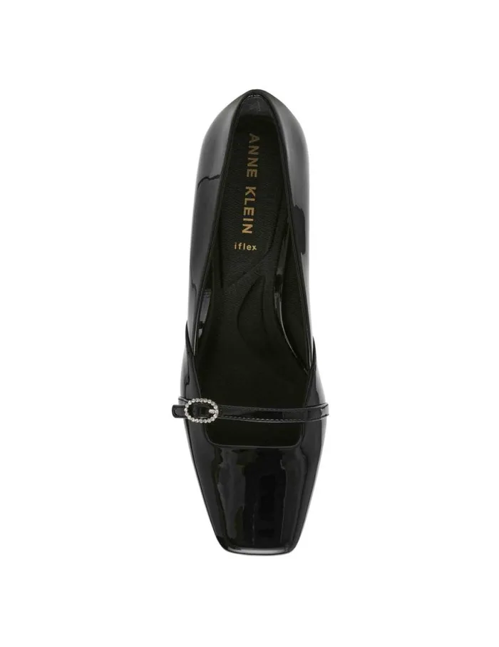 Women Lexington Tailored Pump Black Patent Anne Klein Heels