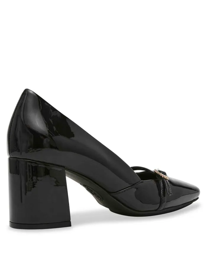 Women Lexington Tailored Pump Black Patent Anne Klein Heels