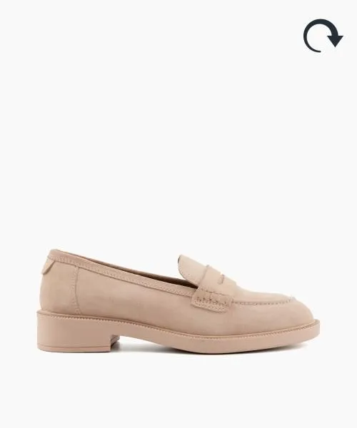 Women Loafers Dune London Gazelles 8211 Pink Pink Women Loafers Dune London Gazelles 8211 Pink Pink