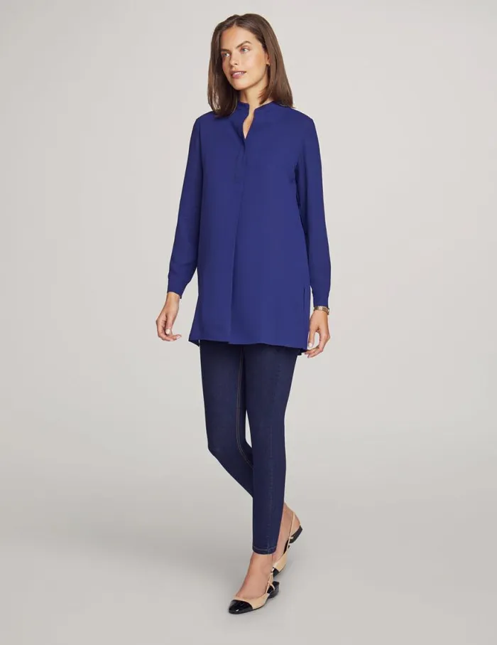 Women Long Length Tunic Anne Black Anne Klein Tops