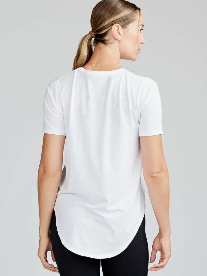 Women Longline TShirt Tasc Performance Short Sleeve TShirts Polos