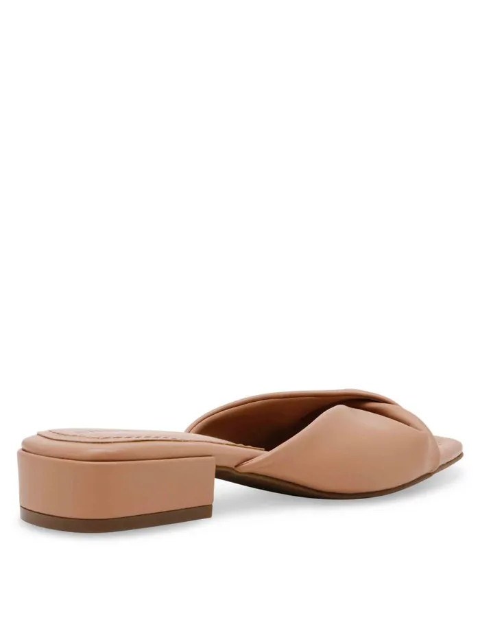 Women Lorena Light Gold Anne Klein Sandals and Slides