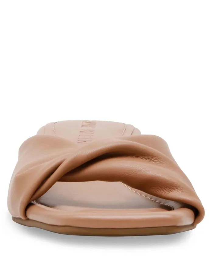 Women Lorena Light Gold Anne Klein Sandals and Slides