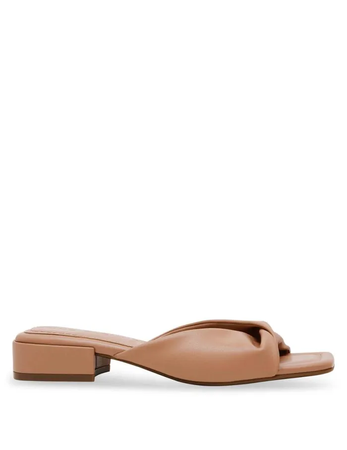 Women Lorena Light Gold Anne Klein Sandals and Slides