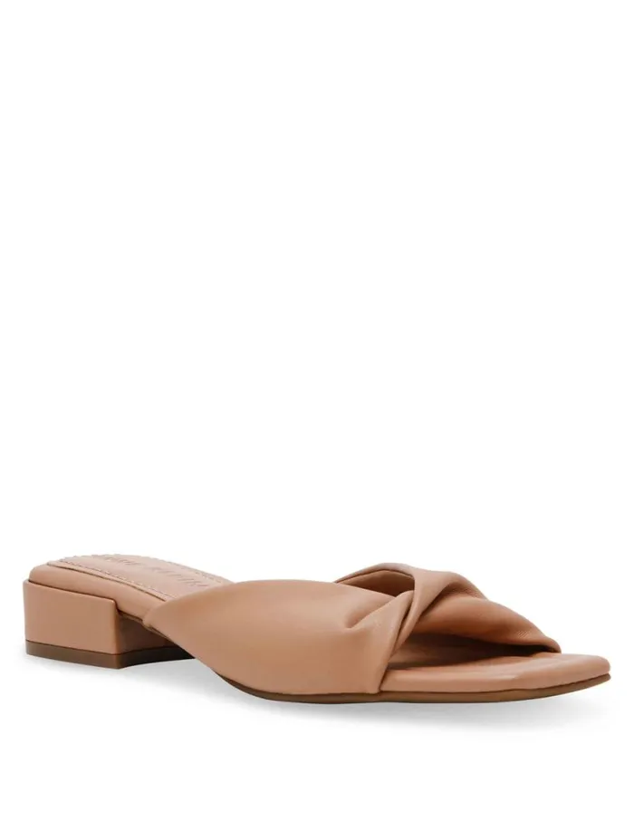 Women Lorena Light Gold Anne Klein Sandals and Slides