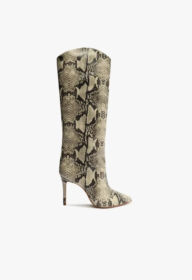 Women Maryana Boot Natural Snake Schutz Shoes Maryana Boots