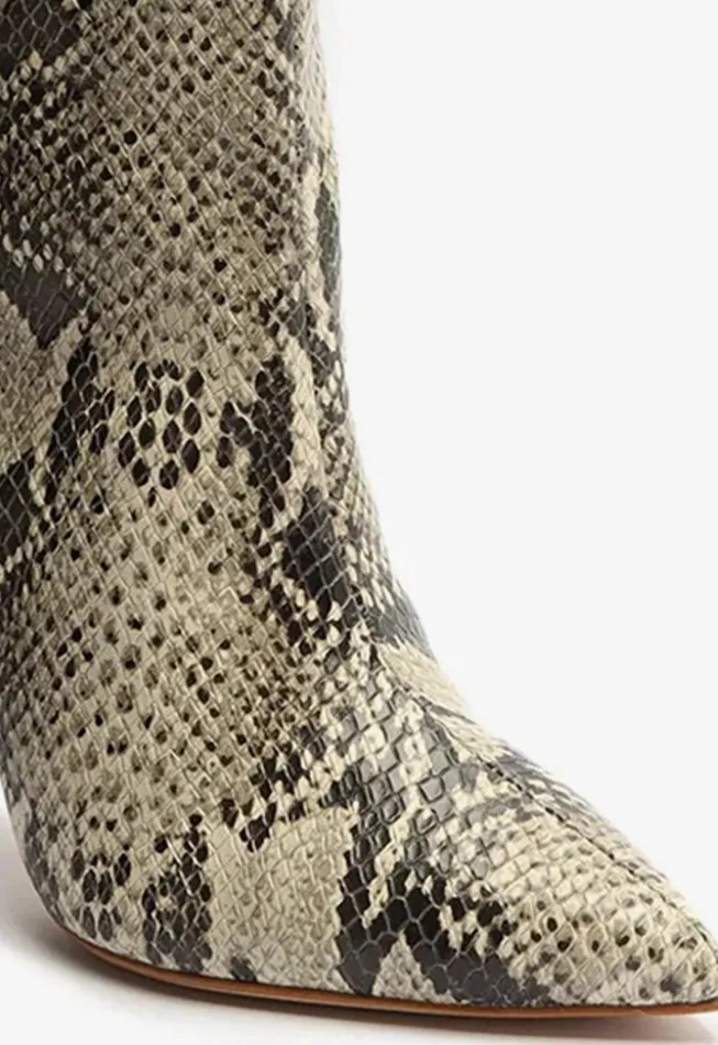 Women Maryana Boot Natural Snake Schutz Shoes Maryana Boots
