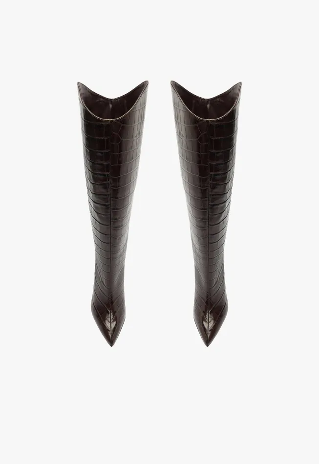 Women Maryana Wide Boot Brown Schutz Shoes Boots