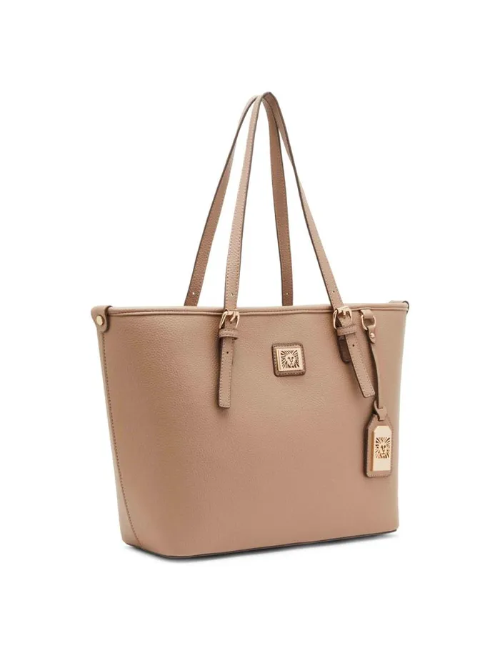 Women Medium Carry All Tote Truffle Anne Klein Tote Bags