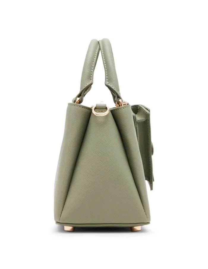 Women Medium Satchel W Detachable Xbody Strap Soft Olive Anne Klein Crossbody Bags