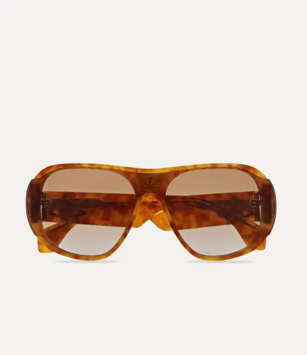 WomenMen Atlanta Sunglasses Amber Tort Viviennewestwood Sunglasses