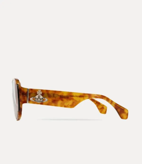 WomenMen Atlanta Sunglasses Amber Tort Viviennewestwood Sunglasses