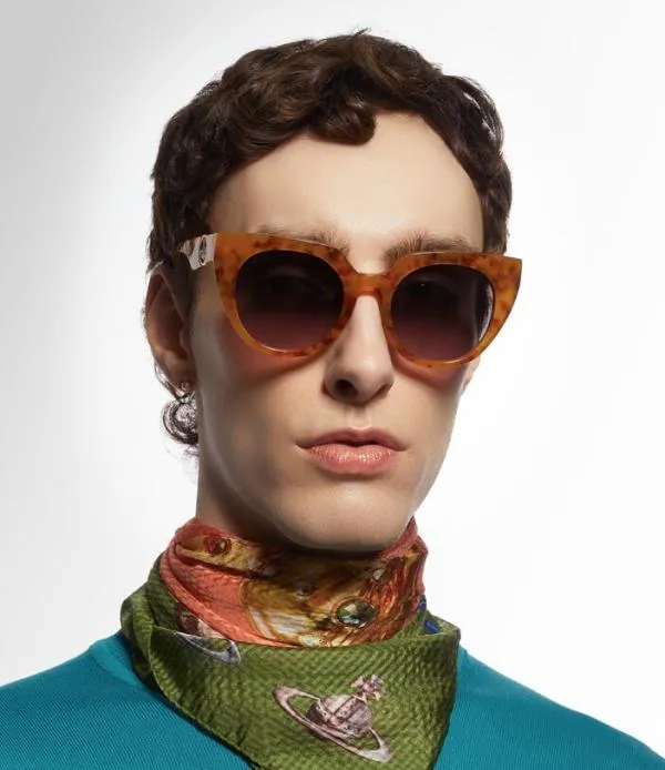 WomenMen Bridgitte Sunglasses Tort Pink Viviennewestwood Sunglasses