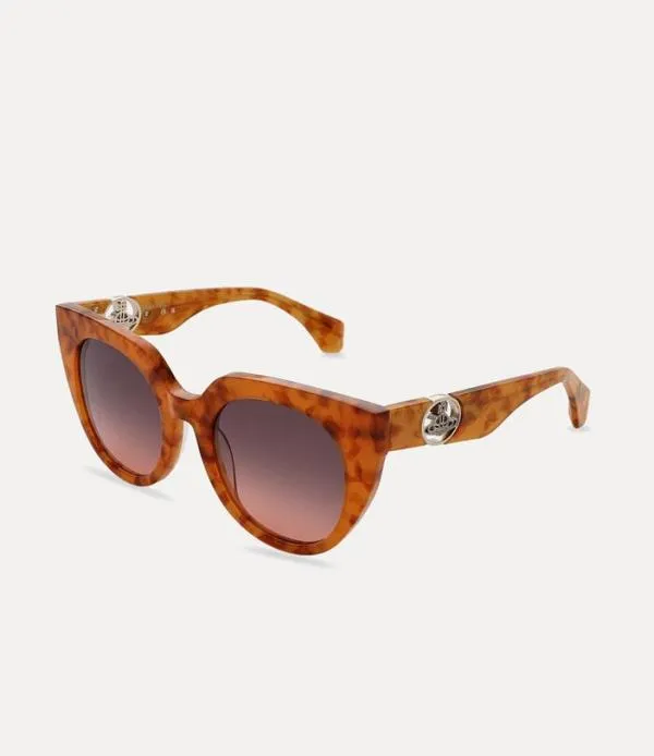 WomenMen Bridgitte Sunglasses Tort Pink Viviennewestwood Sunglasses