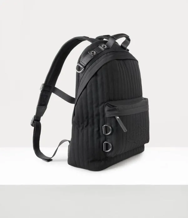 WomenMen Edward Quilted Backpack Black Viviennewestwood Backpacks