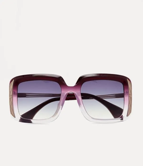 WomenMen Georgia Sunglasses GreyPink Grad Viviennewestwood Sunglasses