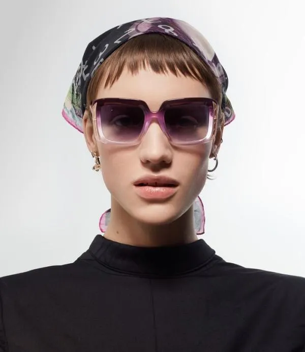 WomenMen Georgia Sunglasses GreyPink Grad Viviennewestwood Sunglasses