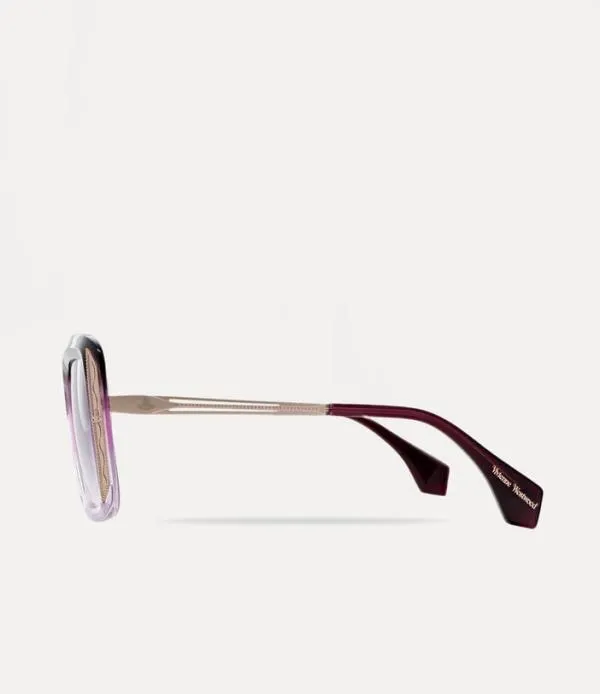 WomenMen Georgia Sunglasses GreyPink Grad Viviennewestwood Sunglasses