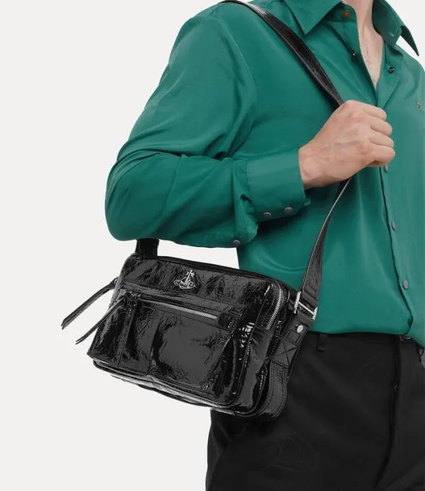 WomenMen Jerry Satchel Bag Black Viviennewestwood Crossbody Bags