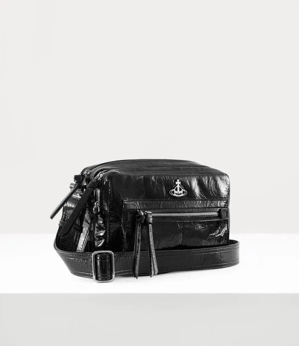 WomenMen Jerry Satchel Bag Black Viviennewestwood Crossbody Bags