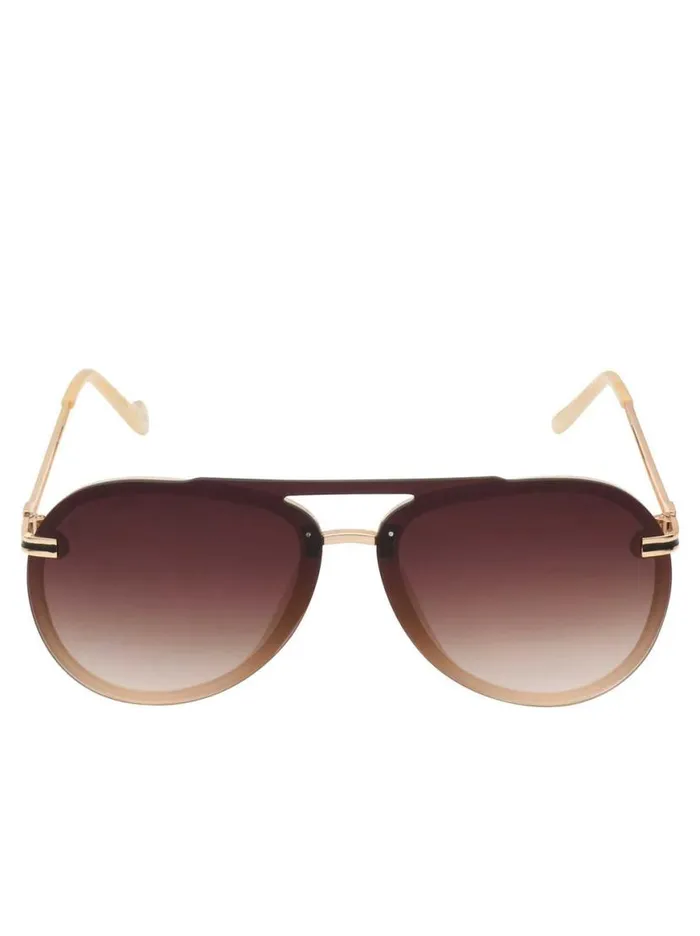 Women Metal Aviator Sunglasses In Nude Jessica Simpson Sunglasses