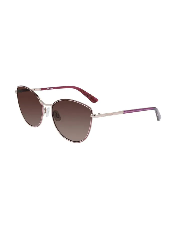 Women Metal CatEye Sunglasses Gold Anne Klein Sunglasses
