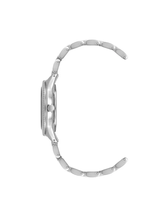 Women Minimalist Contemporary Watch Silvertone Anne Klein Occasion Watches