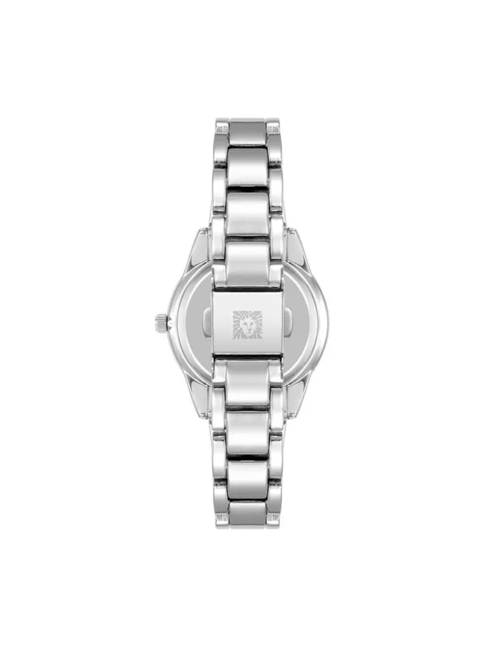 Women Minimalist Contemporary Watch Silvertone Anne Klein Occasion Watches