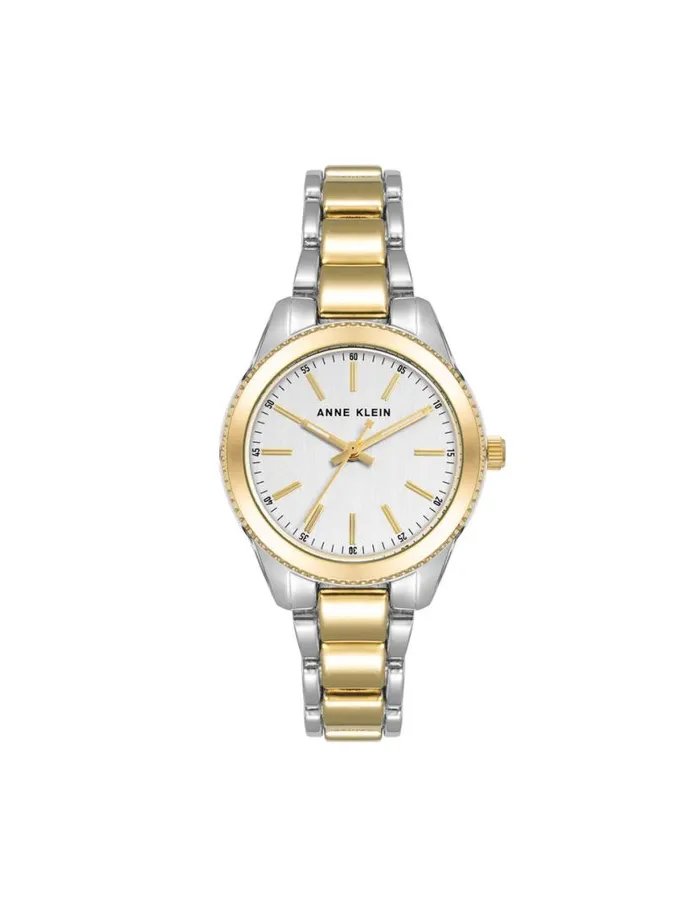 Women Minimalist Contemporary Watch Silvertone Anne Klein Occasion Watches