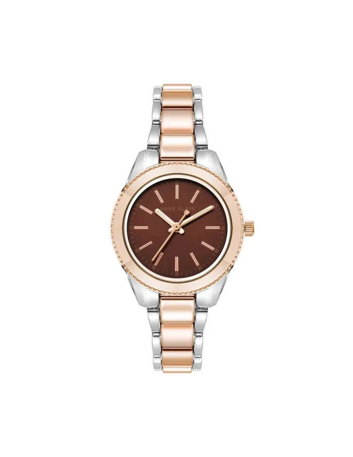 Women Minimalist Contemporary Watch Silvertone Anne Klein Occasion Watches