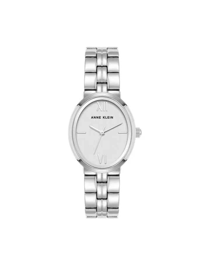 Women Minimalist Oval Case Watch Rose Goldtone Anne Klein Watches