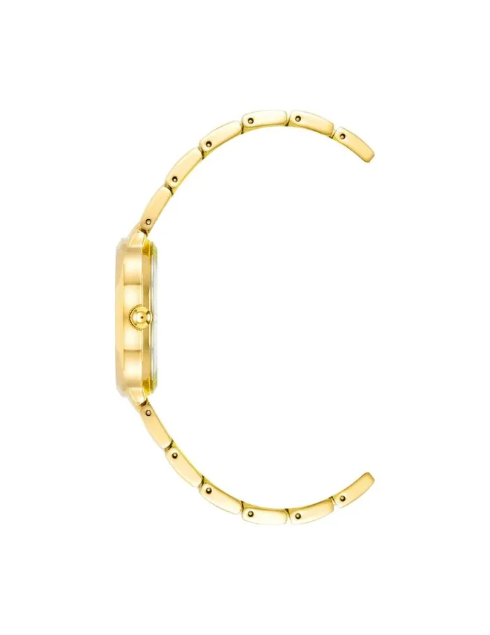 Women Minimalist Oval Case Watch Rose Goldtone Anne Klein Watches
