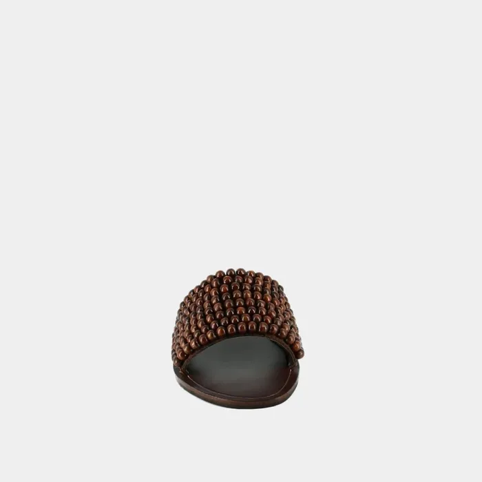 Women Mules Clogs Jonak Flat Mules With Pearls