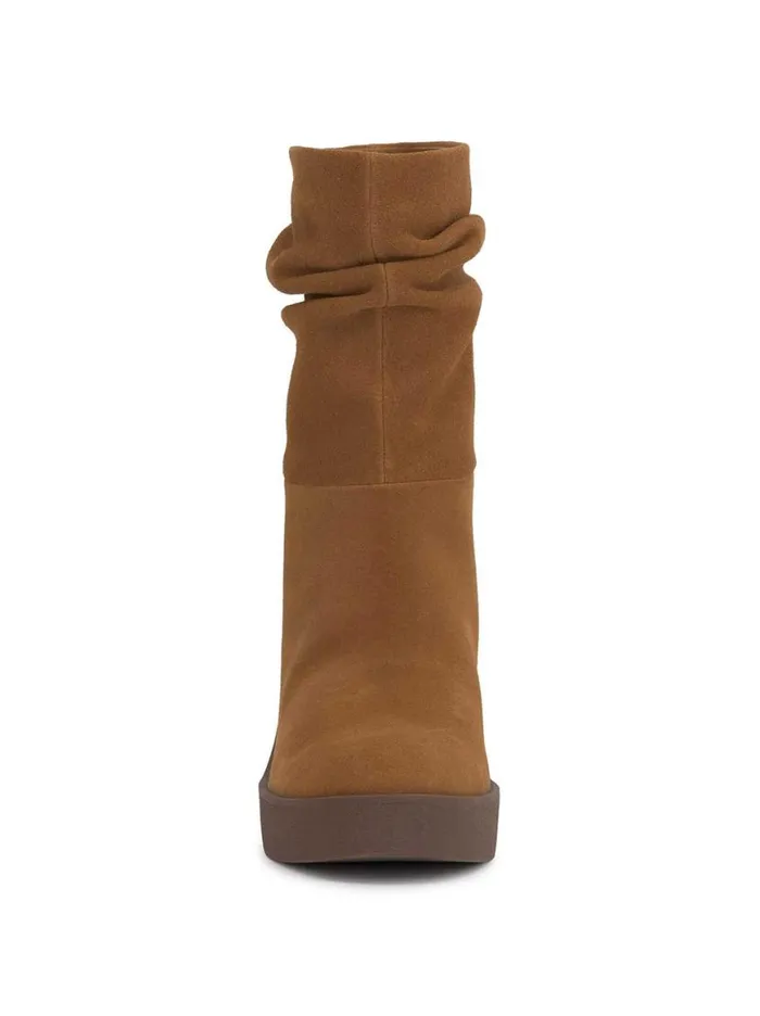 Women Mynette Slouch Wedge Bootie In Tuscan Tan Jessica Simpson Boots and Booties