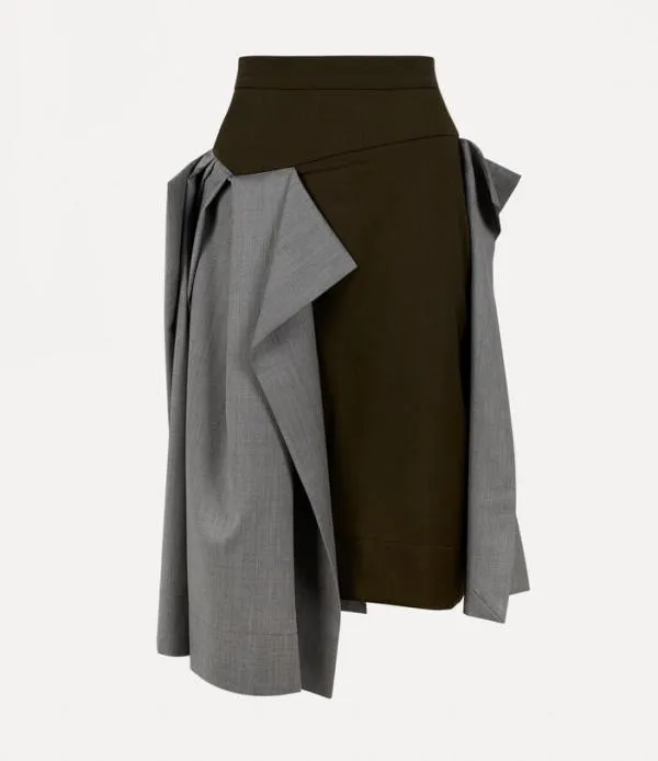 Women Nedda Skirt Grey MelangeMilitary Green Viviennewestwood Skirts