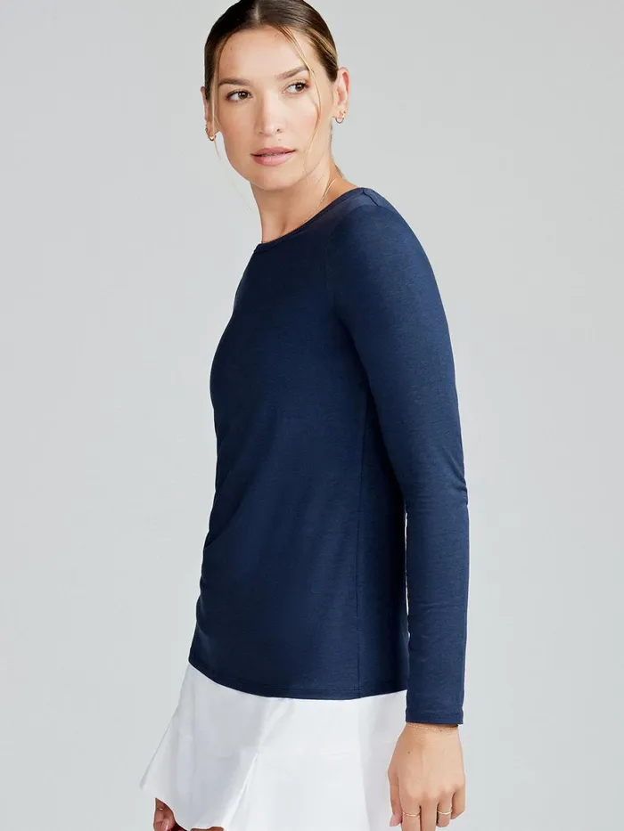 Women NOLA Long Sleeve TShirt Tasc Performance Yoga Studio