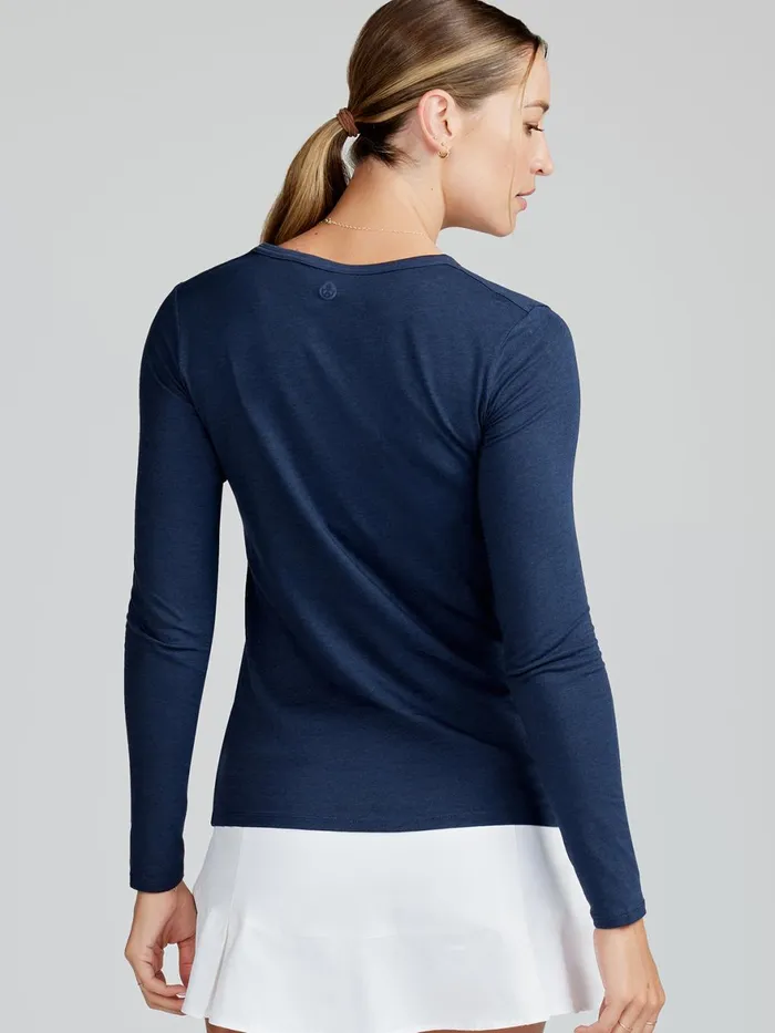 Women NOLA Long Sleeve TShirt Tasc Performance Yoga Studio