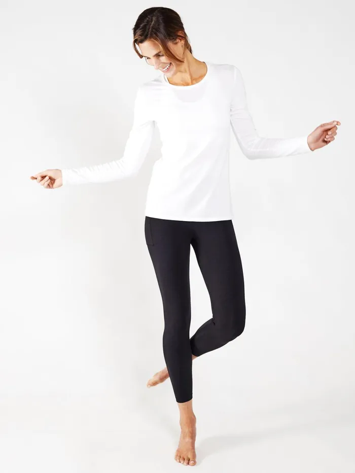 Women NOLA Long Sleeve TShirt Tasc Performance Yoga Studio