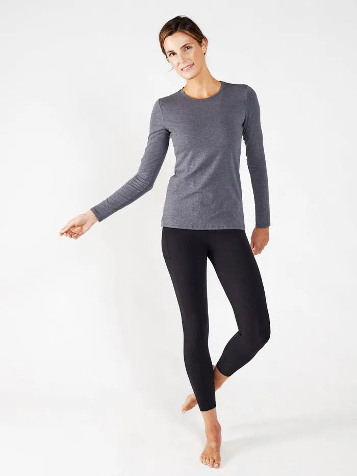 Women NOLA Long Sleeve TShirt Tasc Performance Yoga Studio
